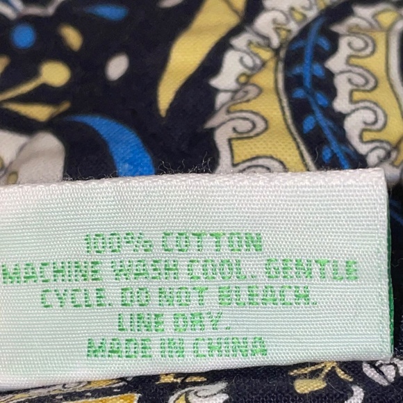 EUC Vera Bradley Retired Ellie Blue Pattern Vintage Travel Tote Duffle bag - Picture 7 of 14